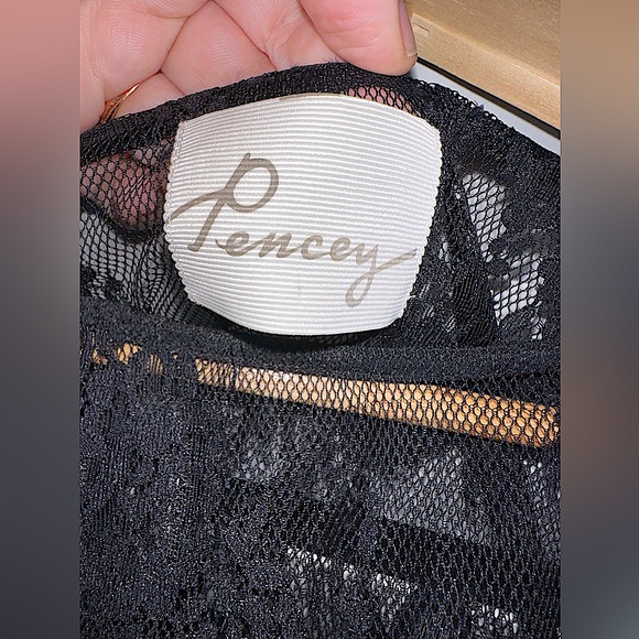 Gorgeous Anthropologie Floating Lace Cropped Blouse By Pencey - Picture 7 of 8